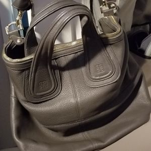 Unita Nighting Mud Grey Leather Bag